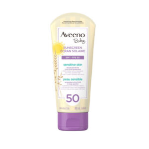 Aveeno Baby Sensitive Skin Sunscreen Lotion SPF 50 88ml