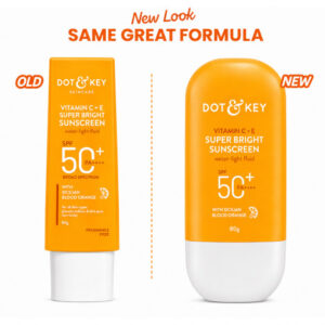 Dot & Key Vitamin C + E Super Bright Sunscreen SPF50+ PA++++ 80g